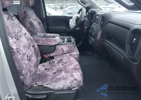 2020 Chevrolet Silverado 1500 4Wd Standard Bed Custom из США, поврежденный, VIN 1GCRYBEH2LZ347095